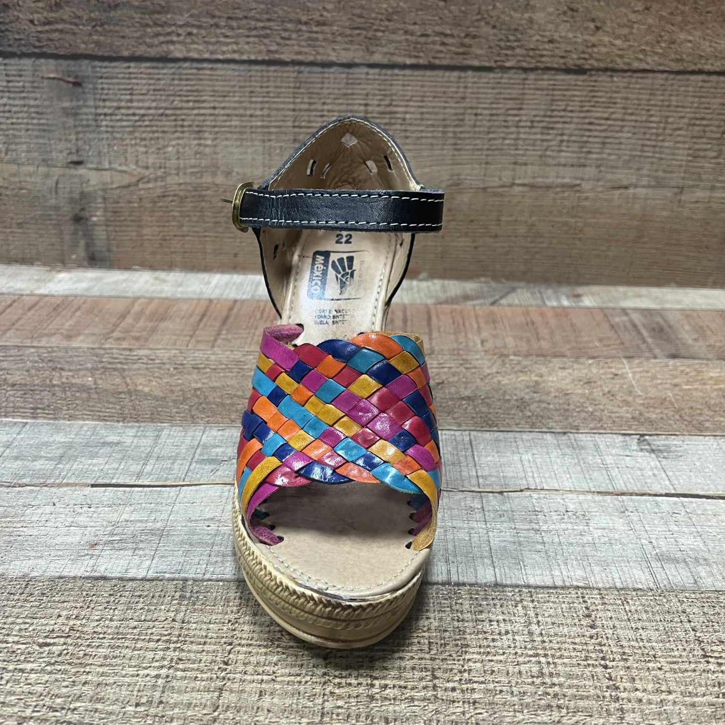 Huarache artesanal mexicano para mujer hecho a mano Est.278/688/1116/002
