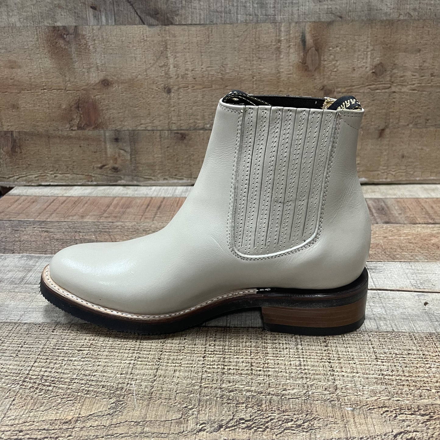 Botas vaqueras para hombre, con suela de goma, cierre hasta el tobillo, 250 unidades, botín Napa Suela Hule