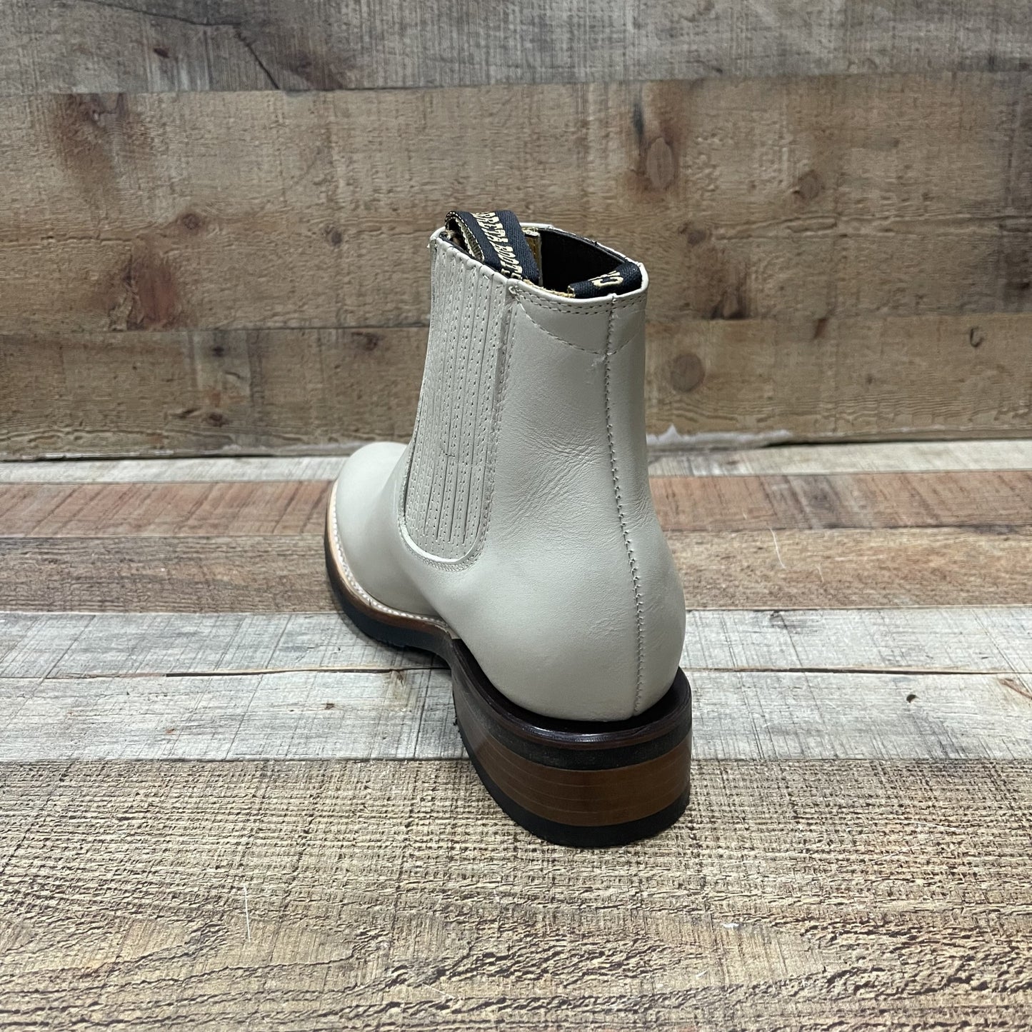 Botas vaqueras para hombre, con suela de goma, cierre hasta el tobillo, 250 unidades, botín Napa Suela Hule