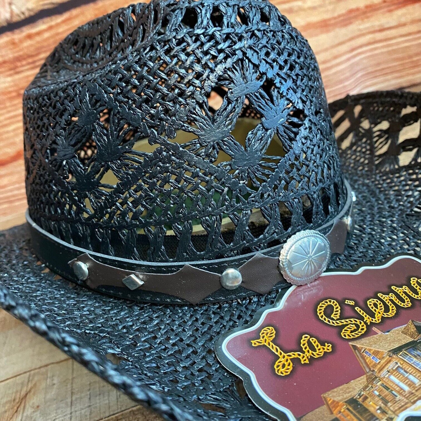 Western Straw Hat  Wide Taco Shape Hat Sombrero Tejido Rodeo