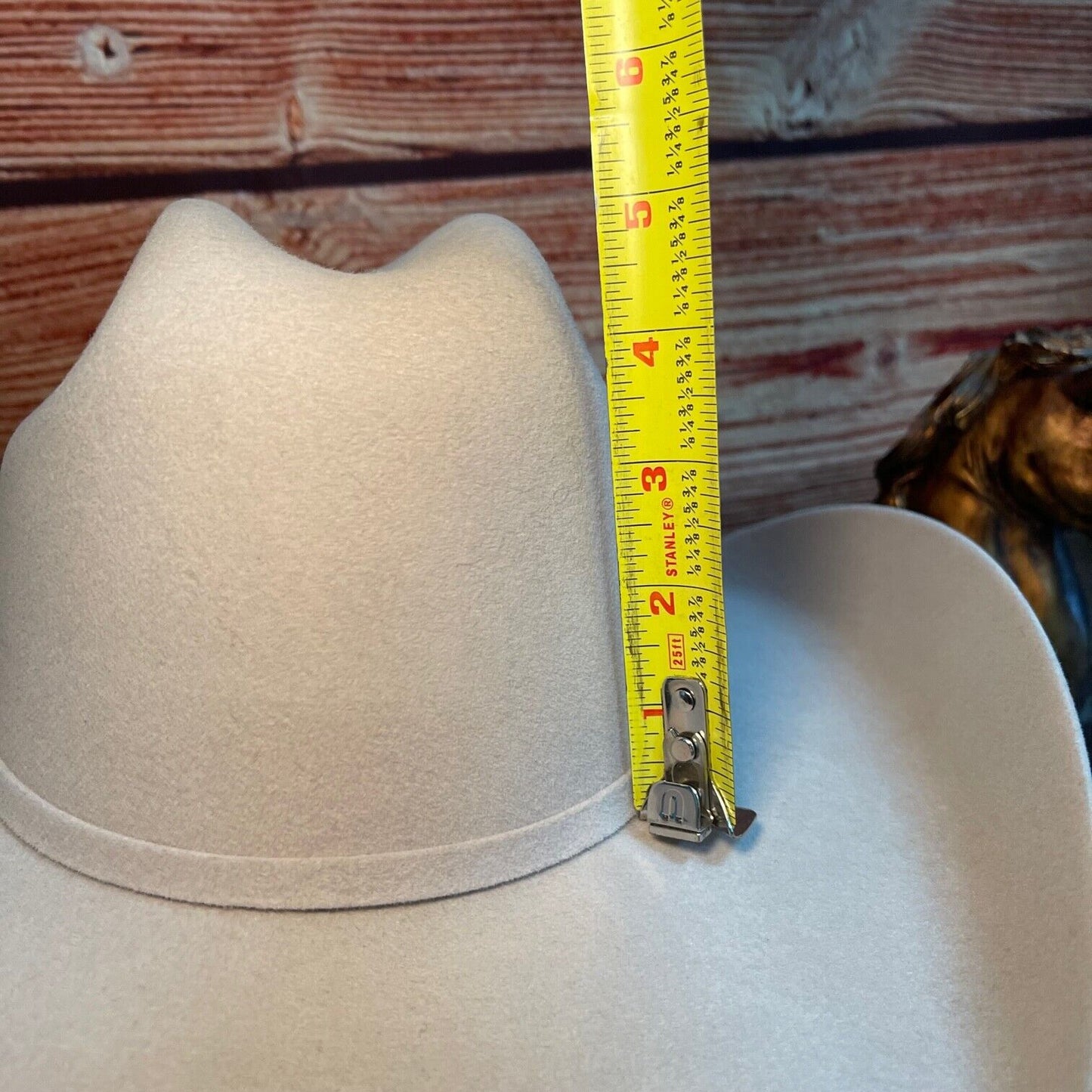 Rodeo Wester 100X Cowboy Cowgirl Wide Brim/ Taco Shape Felt Hat Tejana Wool Vaquero Texana Estilo Sinaloa/Chihuahua
