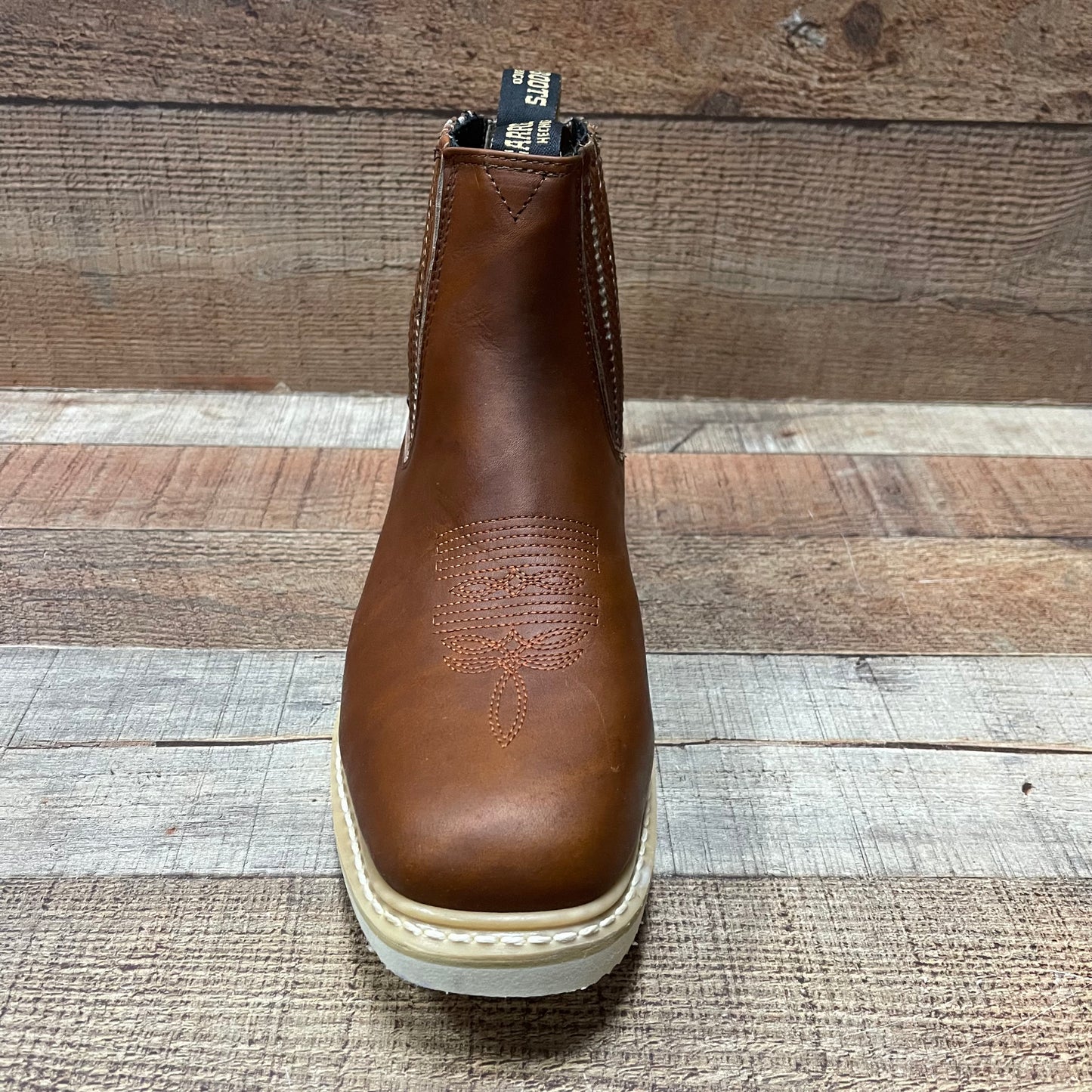 Botas de trabajo para hombre, ligeras, de piel, resistentes al aceite, color marrón/negro, talla 315 Botín Laredo