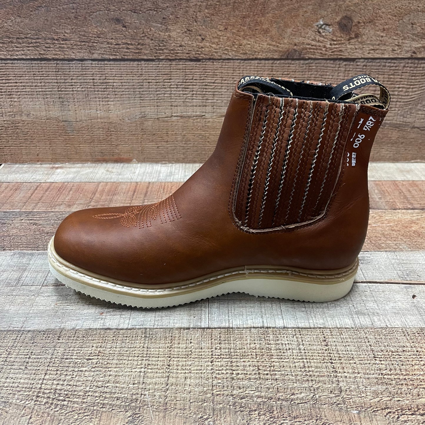 Botas de trabajo para hombre, ligeras, de piel, resistentes al aceite, color marrón/negro, talla 315 Botín Laredo