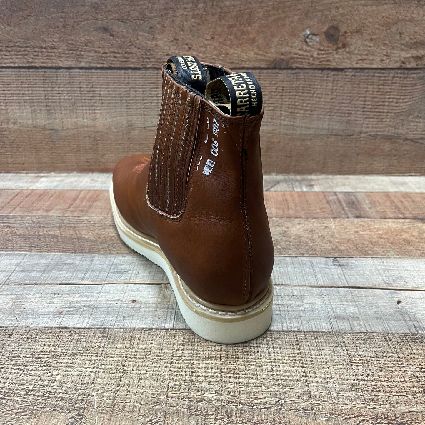 Botas de trabajo para hombre, ligeras, de piel, resistentes al aceite, color marrón/negro, talla 315 Botín Laredo