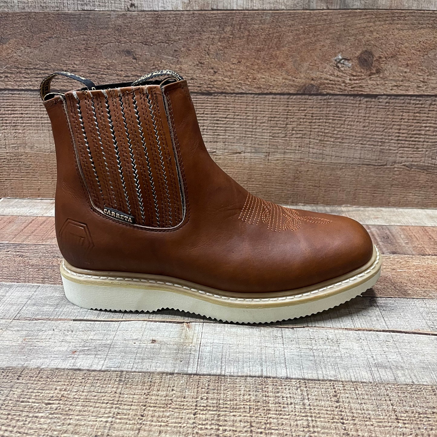 Botas de trabajo para hombre, ligeras, de piel, resistentes al aceite, color marrón/negro, talla 315 Botín Laredo