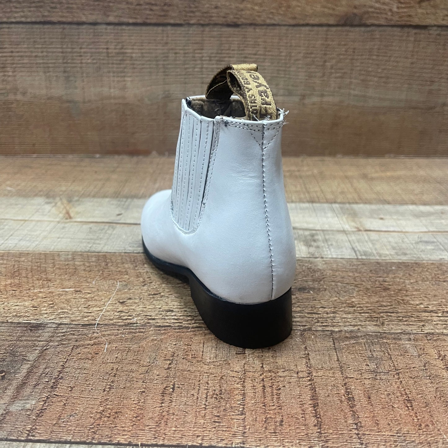 Kid's Cowboy Leather Half Boots Western Rodeo Leather Sole Est.3000 Botin Charro Napa Suela Cuero Nino