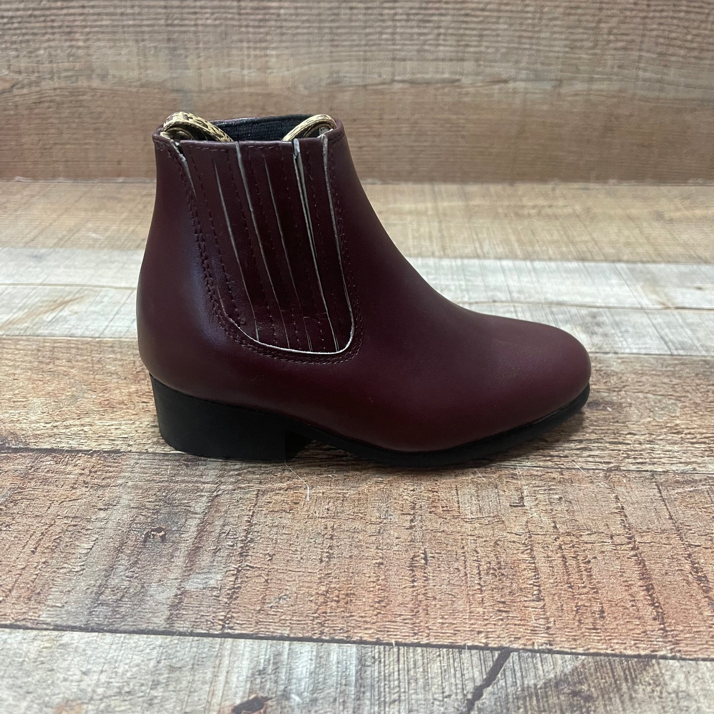 Kid's Cowboy Leather Half Boots Western Rodeo Leather Sole Est.3000 Botin Charro Napa Suela Cuero Nino