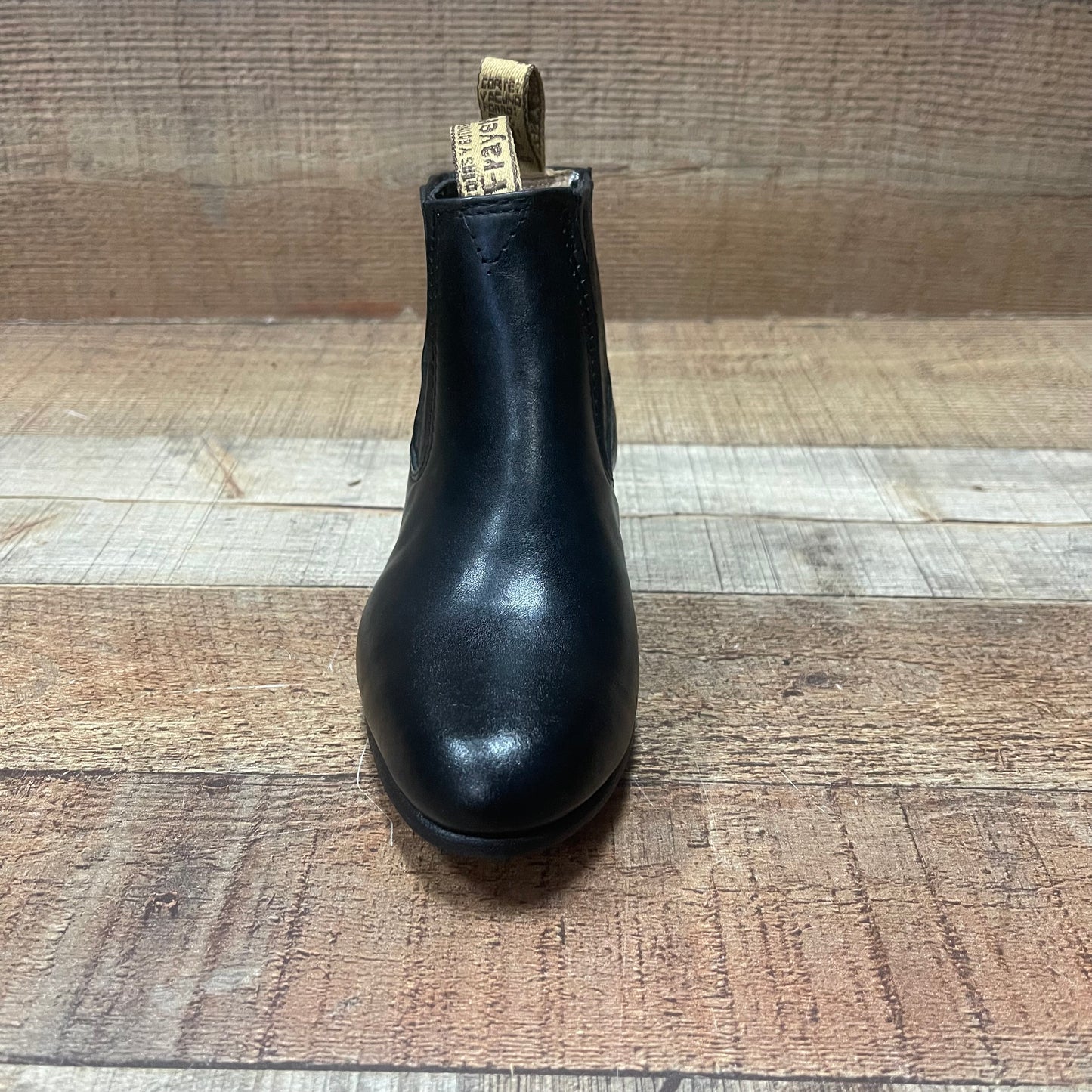 Kid's Cowboy Leather Half Boots Western Rodeo Leather Sole Est.3000 Botin Charro Napa Suela Cuero Nino