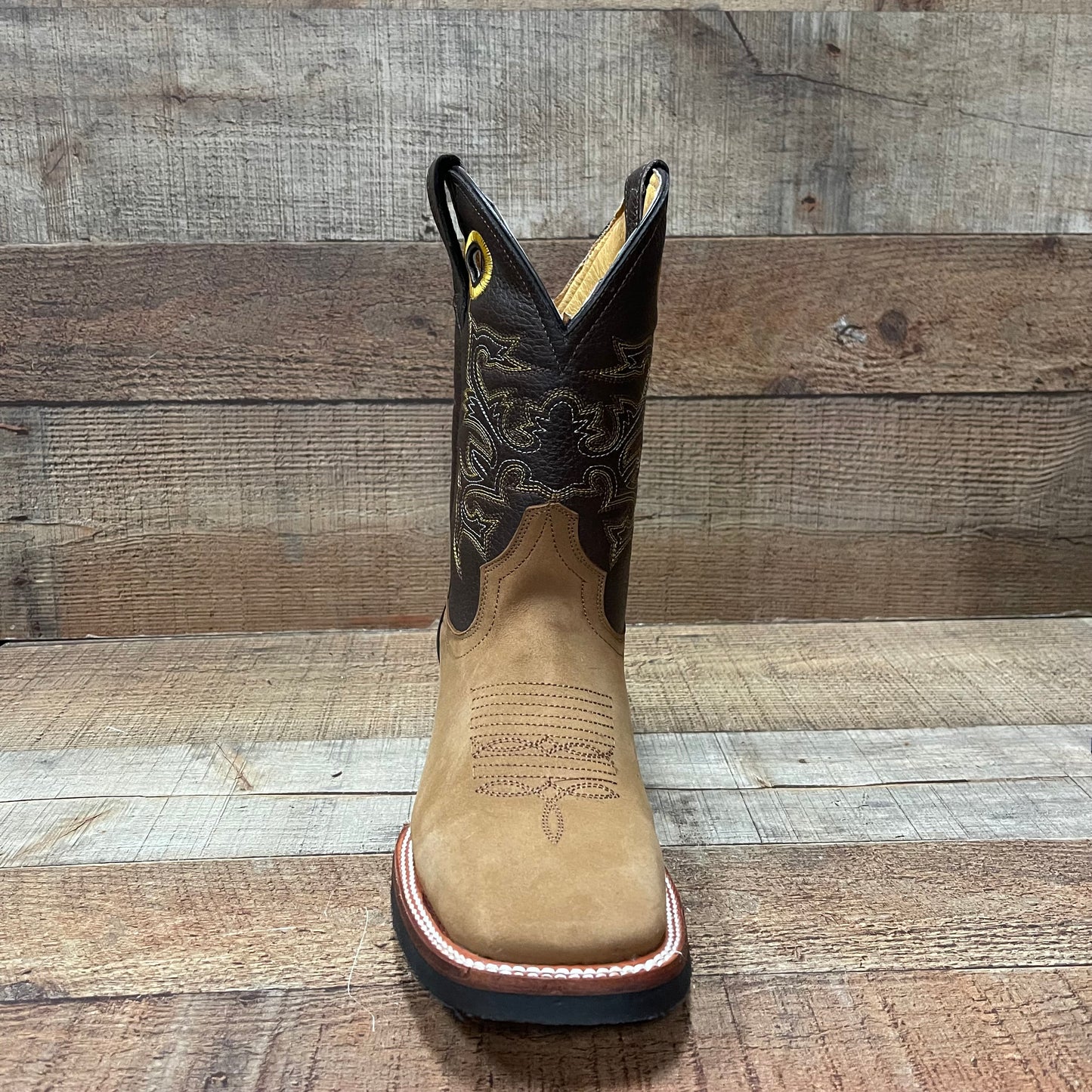 Men’s Rodeo Cowboy Square Toe Boots Est.900 Bota Punta Bulldog