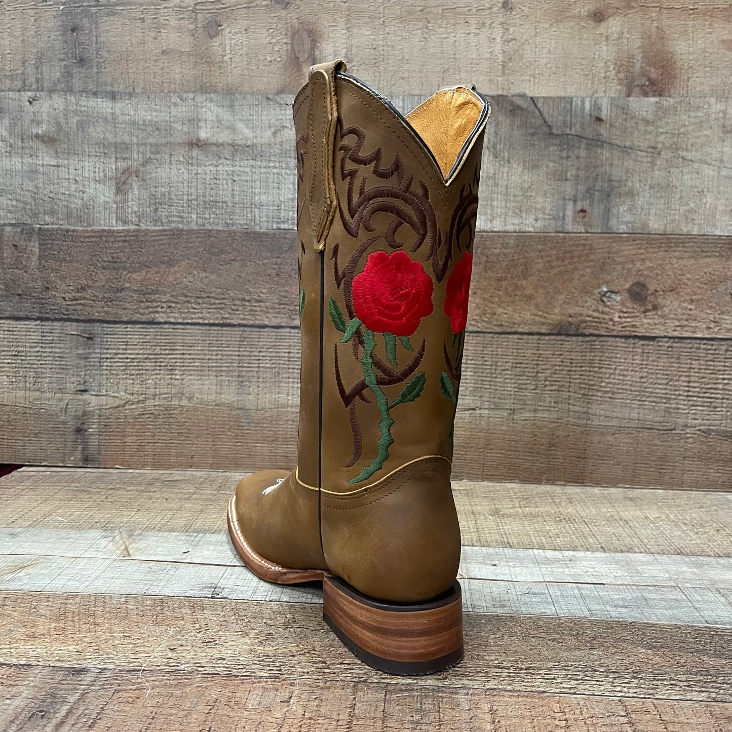Women's Rodeo Napa Leather Sole Cowgirl Boots Est.703 Dama Krazy/Napa