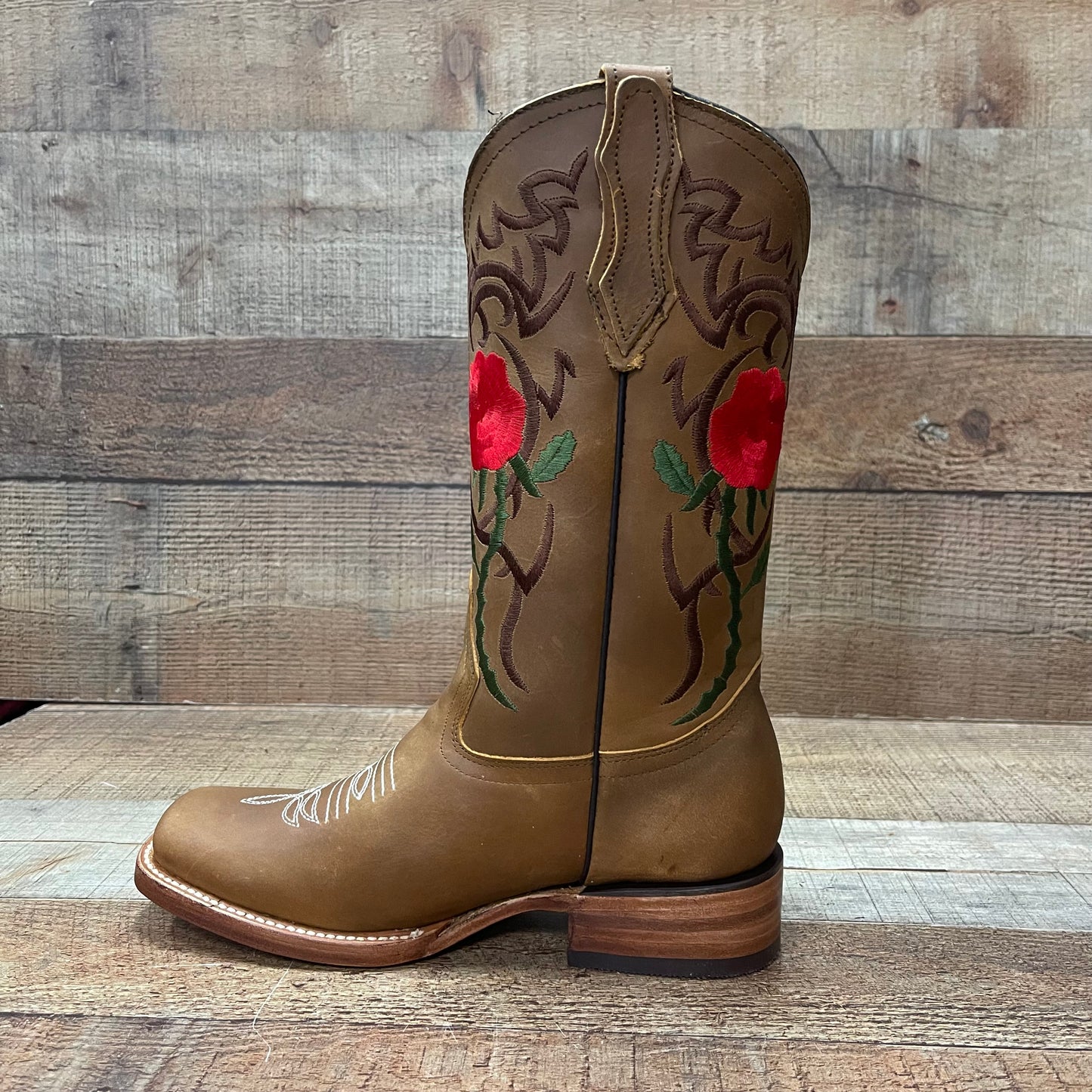 Women's Rodeo Napa Leather Sole Cowgirl Boots Est.703 Dama Krazy/Napa