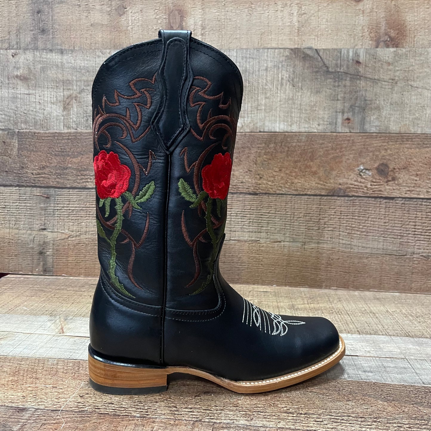 Women's Rodeo Napa Leather Sole Cowgirl Boots Est.703 Dama Krazy/Napa
