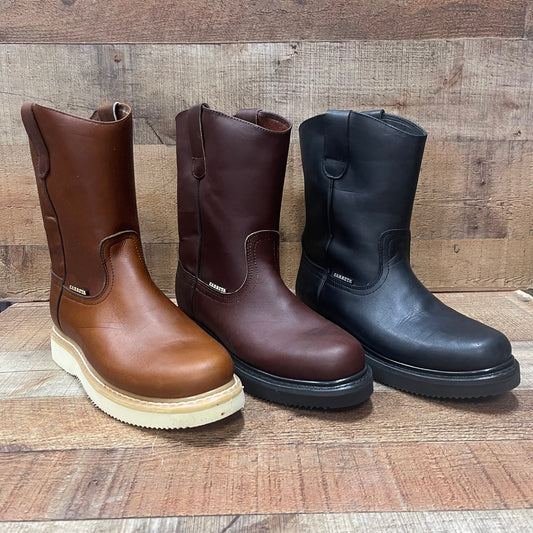 Botas de trabajo para hombre Ruper de cuero genuino, resistentes al agua y al aceite, de calibre 315, resistentes al aceite y al agua, Ruper Laredo