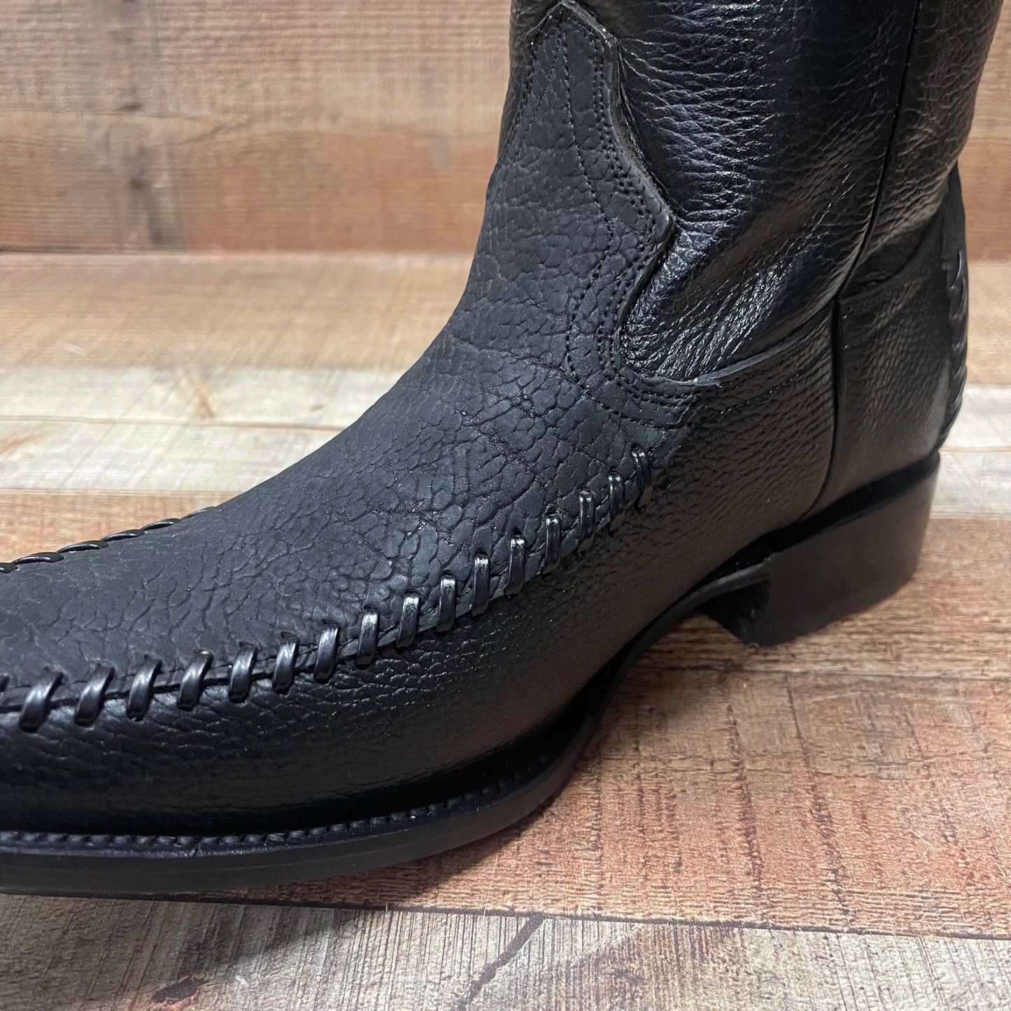 Men's Rodeo Cowboy Boots Bull Neck Leather Bota Cuello de Toro Est.045