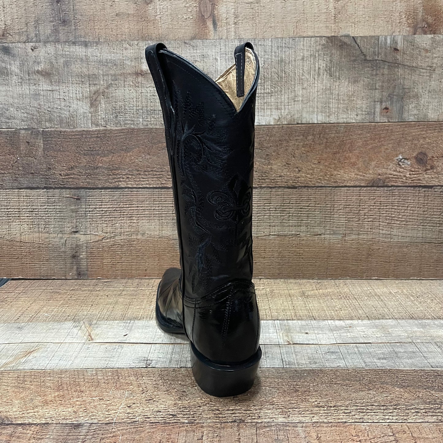 Men's Cowboy Boots Original Eel Leather Wester Pointy Boot Est. 099 Anguila Original