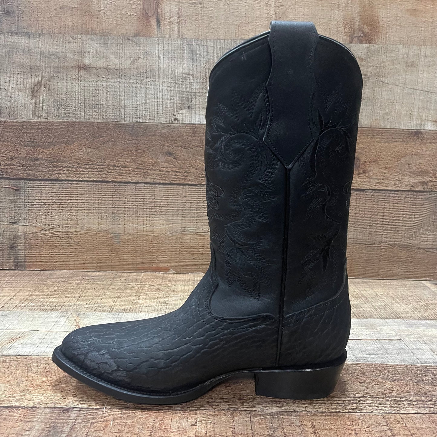 Men's Cowboy Boots Genuine Bull Neck Leather Western Est. 099 Cuello de Toro