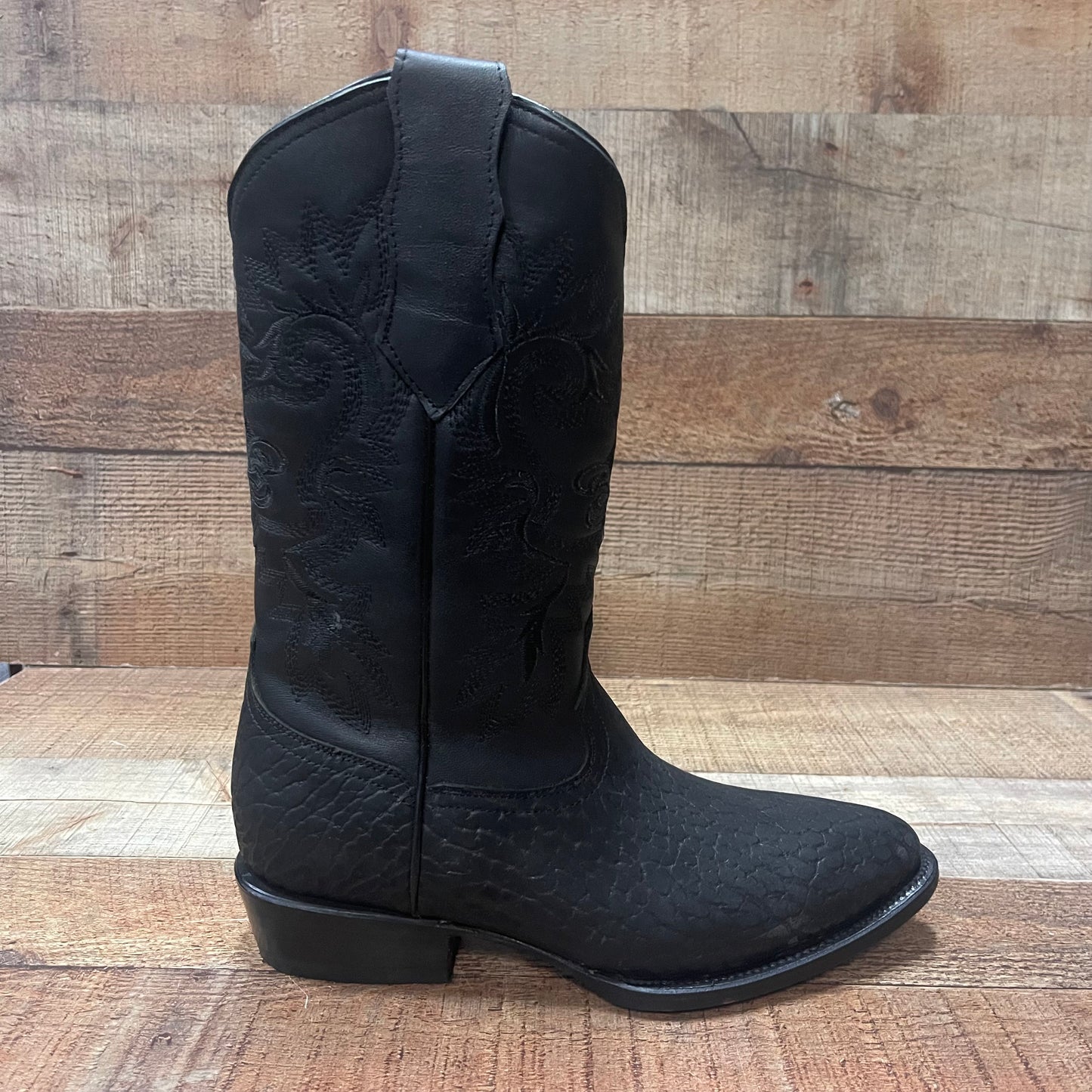 Men's Cowboy Boots Genuine Bull Neck Leather Western Est. 099 Cuello de Toro
