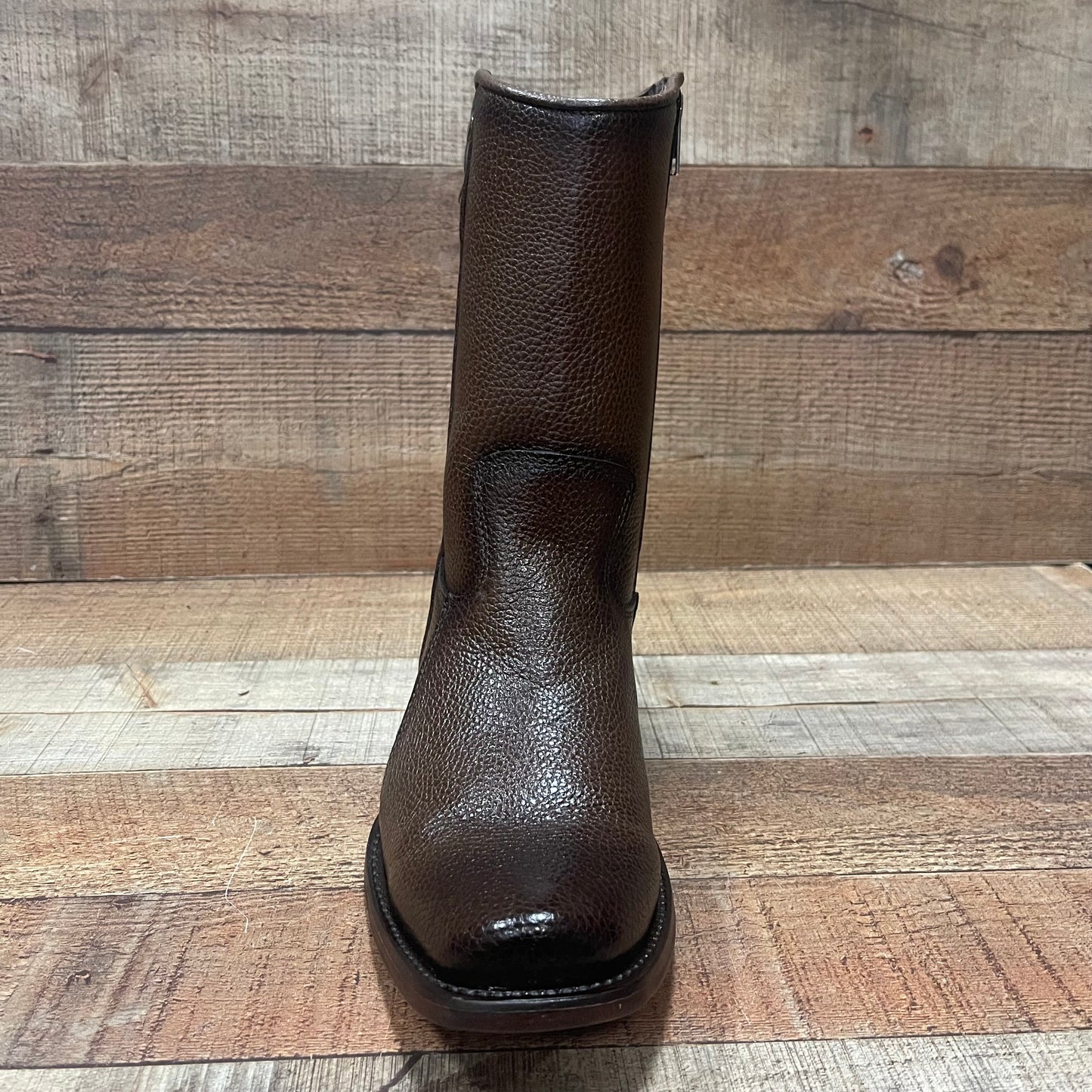 Men's Western Cowboy Zipper Genuine Leather Boots Dubai Toe Est. 004