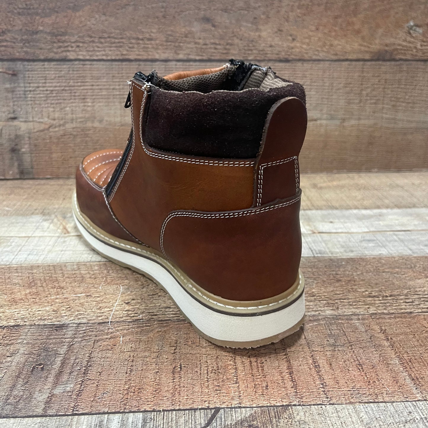 Botas de trabajo ligeras con cremallera para hombre, resistentes al agua y al aceite, Bota Cierre Est.1216