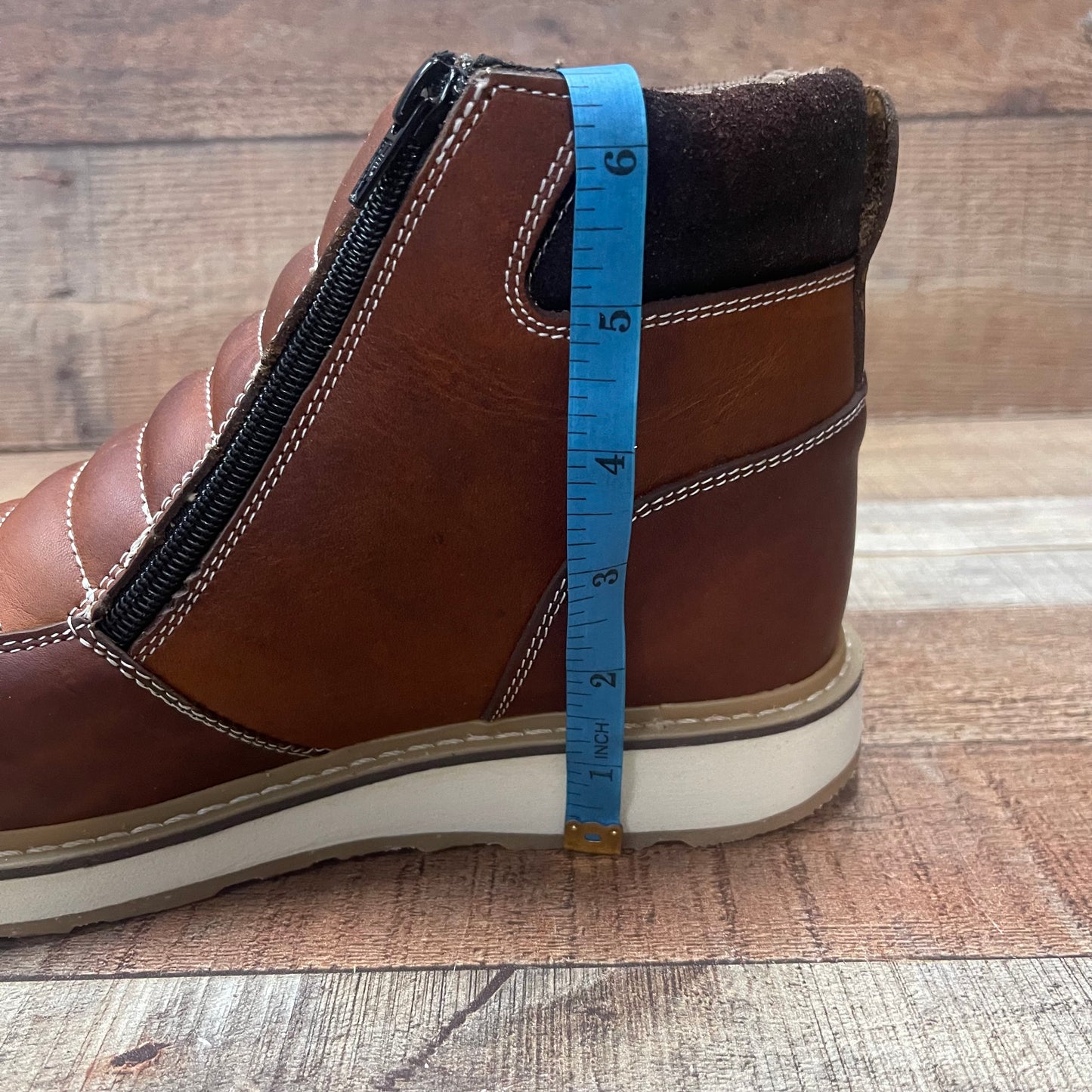 Botas de trabajo ligeras con cremallera para hombre, resistentes al agua y al aceite, Bota Cierre Est.1216