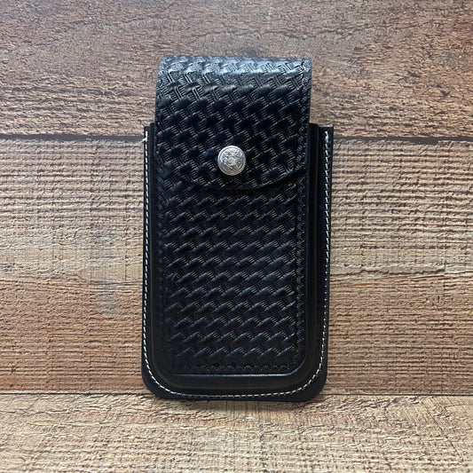 Men's Phone Case Braided Woven Print Funda Celular Imprenta Tejida