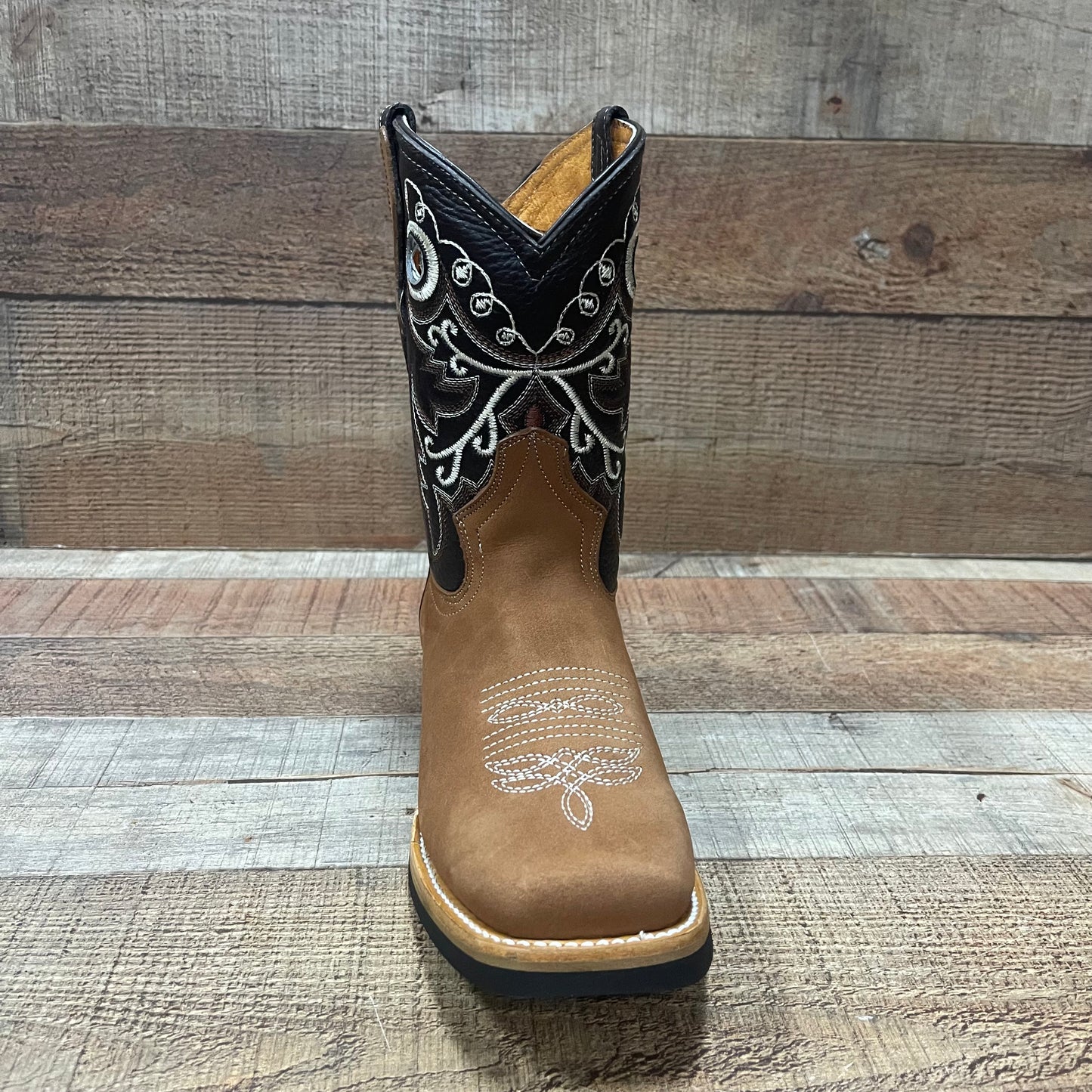 Teen Cowboy Rodeo Boots Oleobuck Rubber Sole Est.700 Rodeo Joven