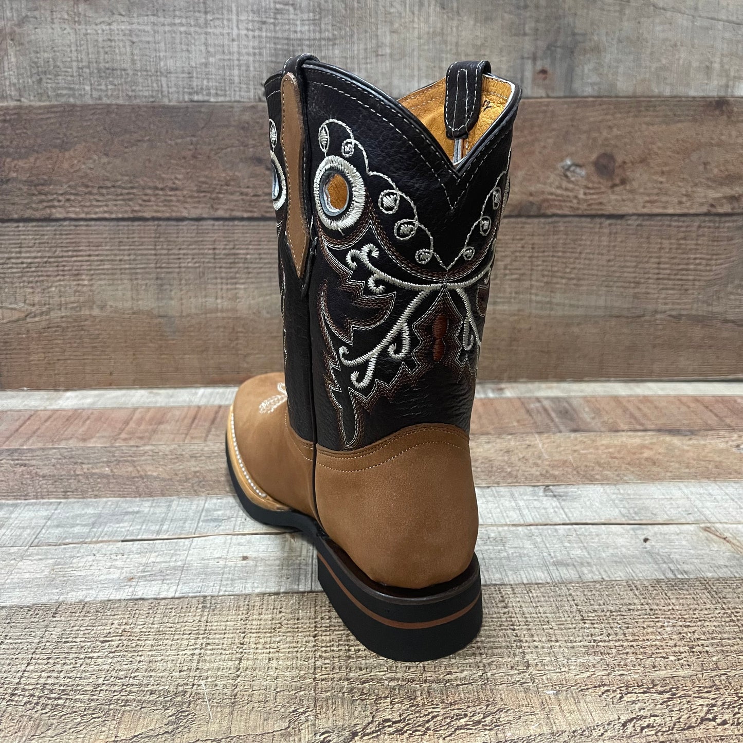 Teen Cowboy Rodeo Boots Oleobuck Rubber Sole Est.700 Rodeo Joven
