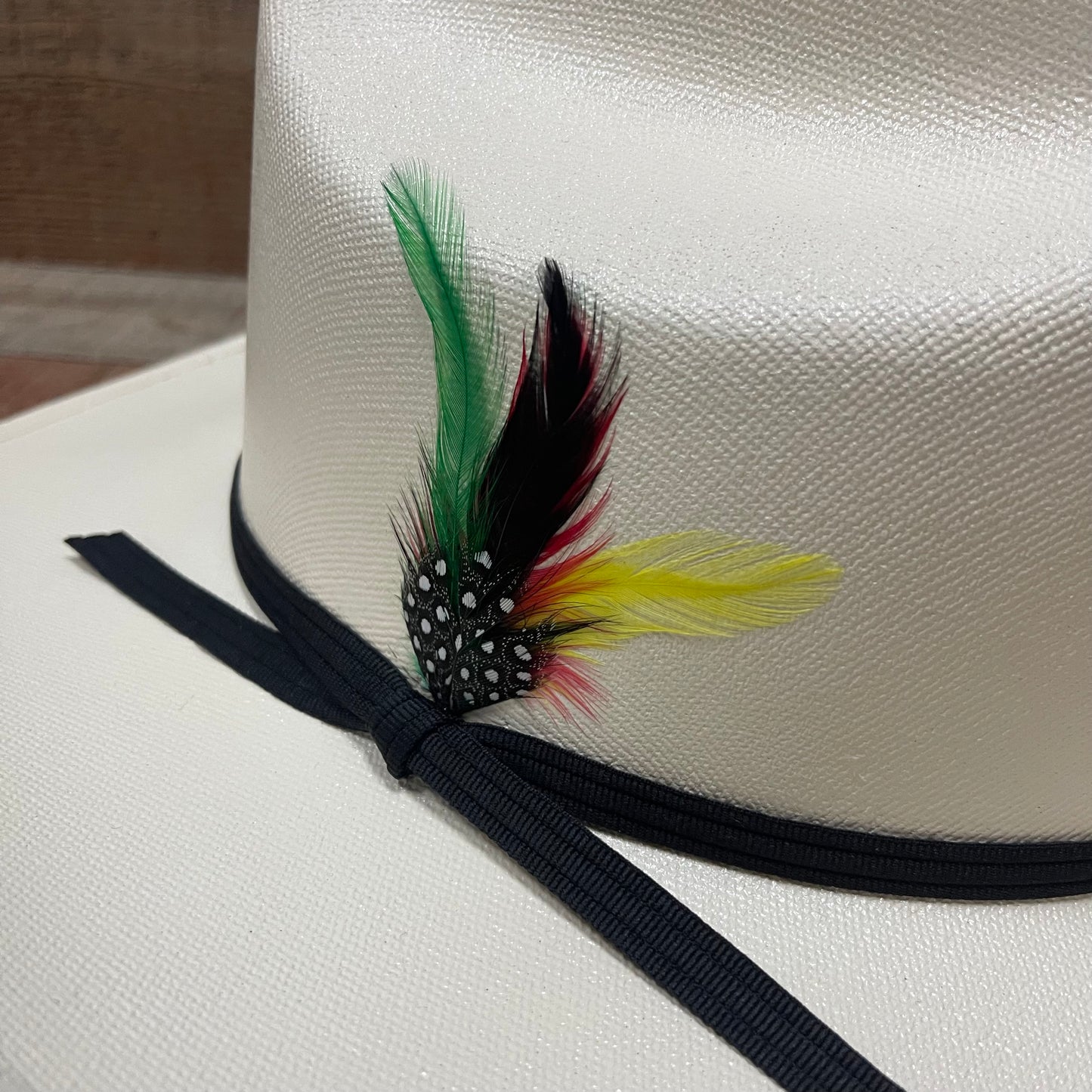 Men's Western Cowboy Rodeo Hat Carin Style Sombrero Carin Pluma