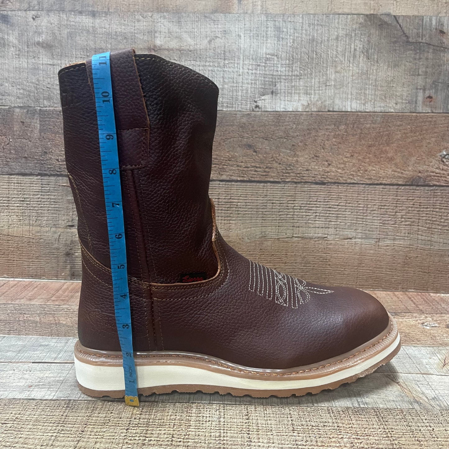 Men's Square Toe Cowboy Style Double Density Sole Work Boot Bota de Trabajo Cuadrada Est. B-34 Ringle