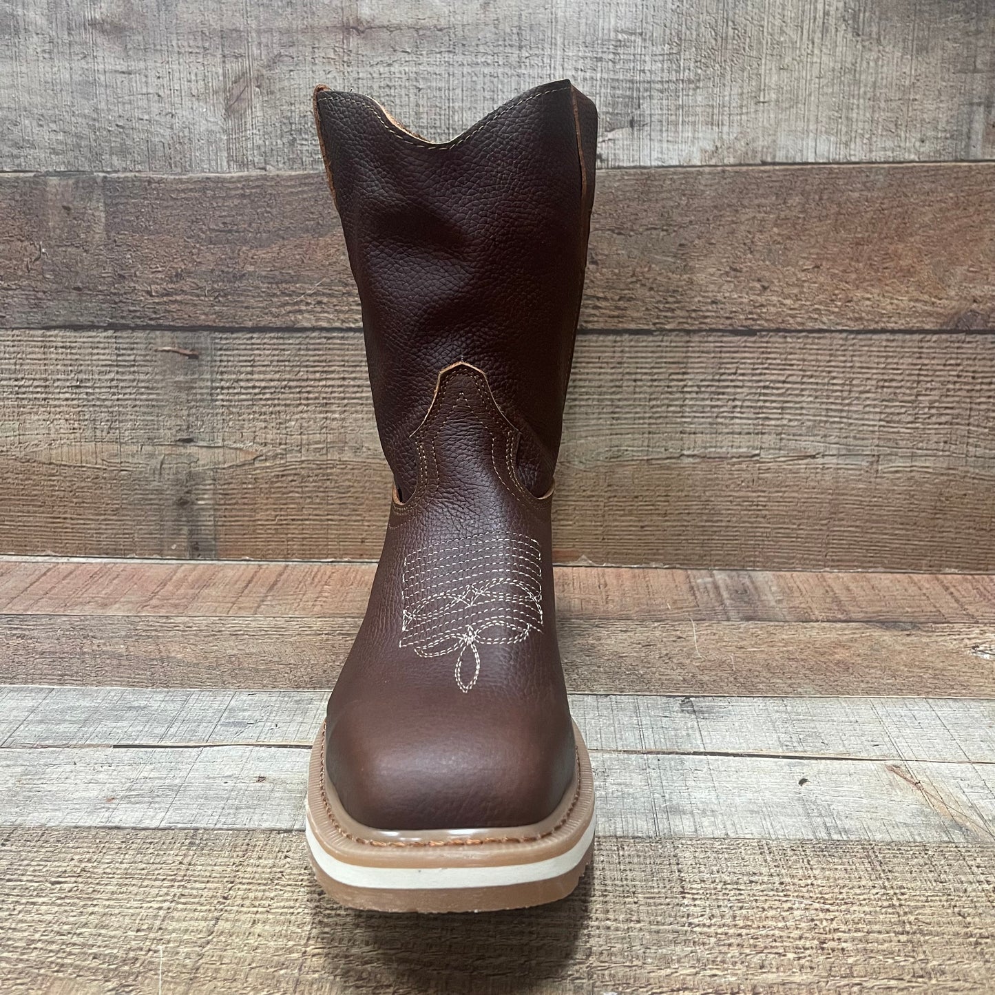 Men's Square Toe Cowboy Style Double Density Sole Work Boot Bota de Trabajo Cuadrada Est. B-34 Ringle