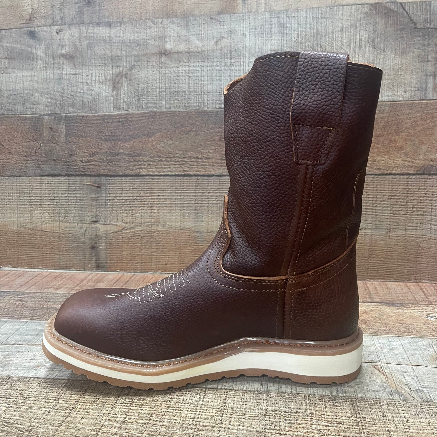 Men's Square Toe Cowboy Style Double Density Sole Work Boot Bota de Trabajo Cuadrada Est. B-34 Ringle
