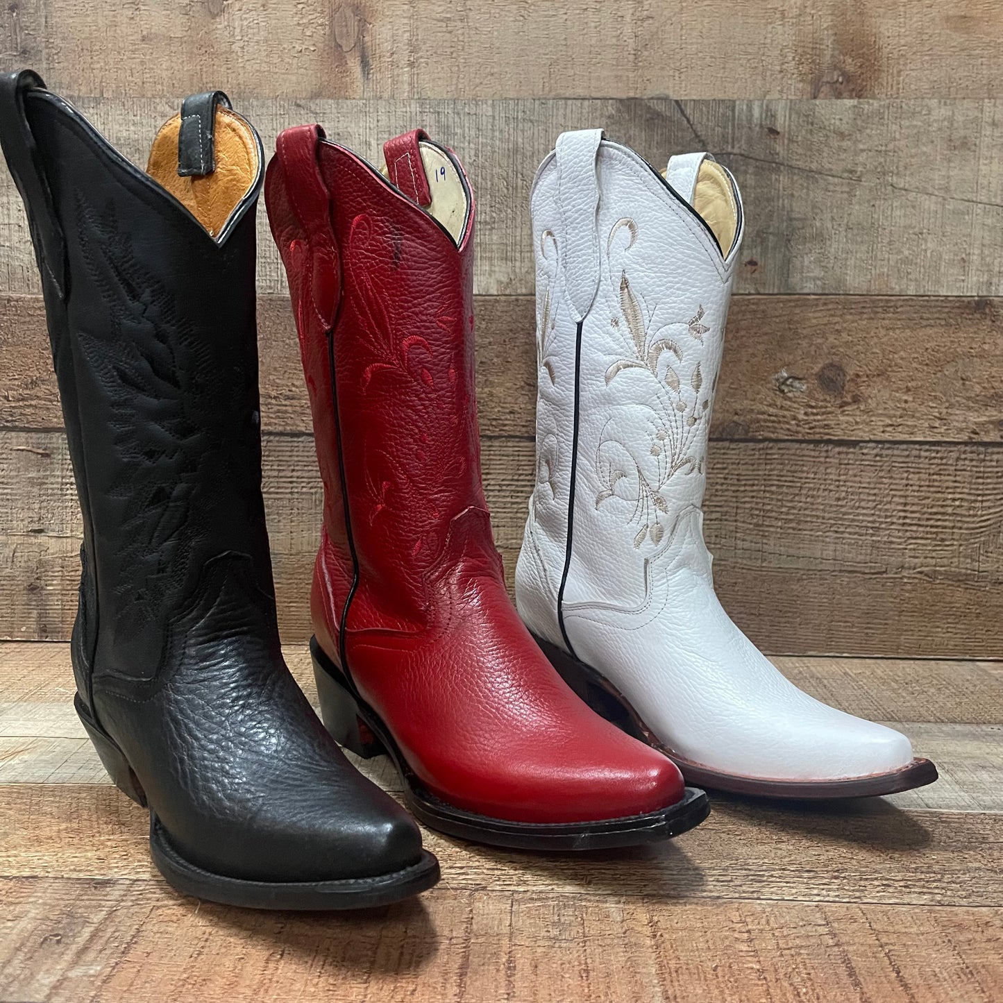 Women's Western Cowgirl Boots Pointed Toe Est.504 Dama