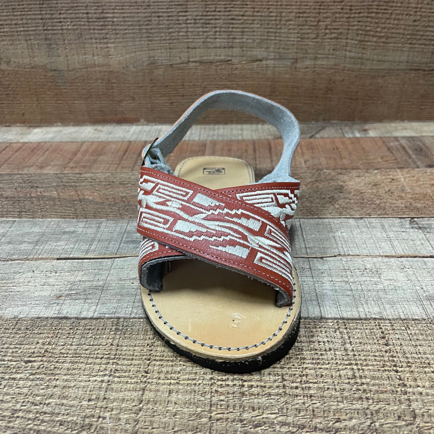 Men’s Mexican Pitiado Sandal Est.003 Huarache Cruzado Bordado