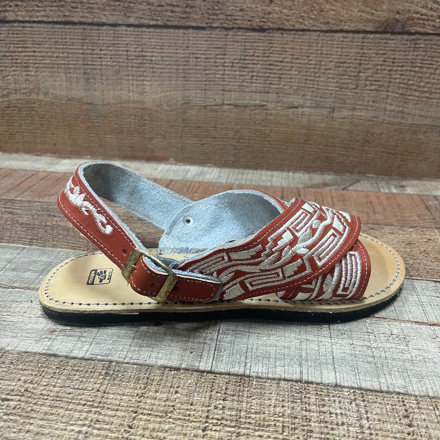 Men’s Mexican Pitiado Sandal Est.003 Huarache Cruzado Bordado