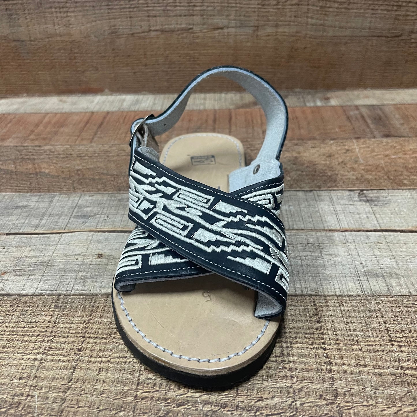 Men’s Mexican Pitiado Sandal Est.003 Huarache Cruzado Bordado