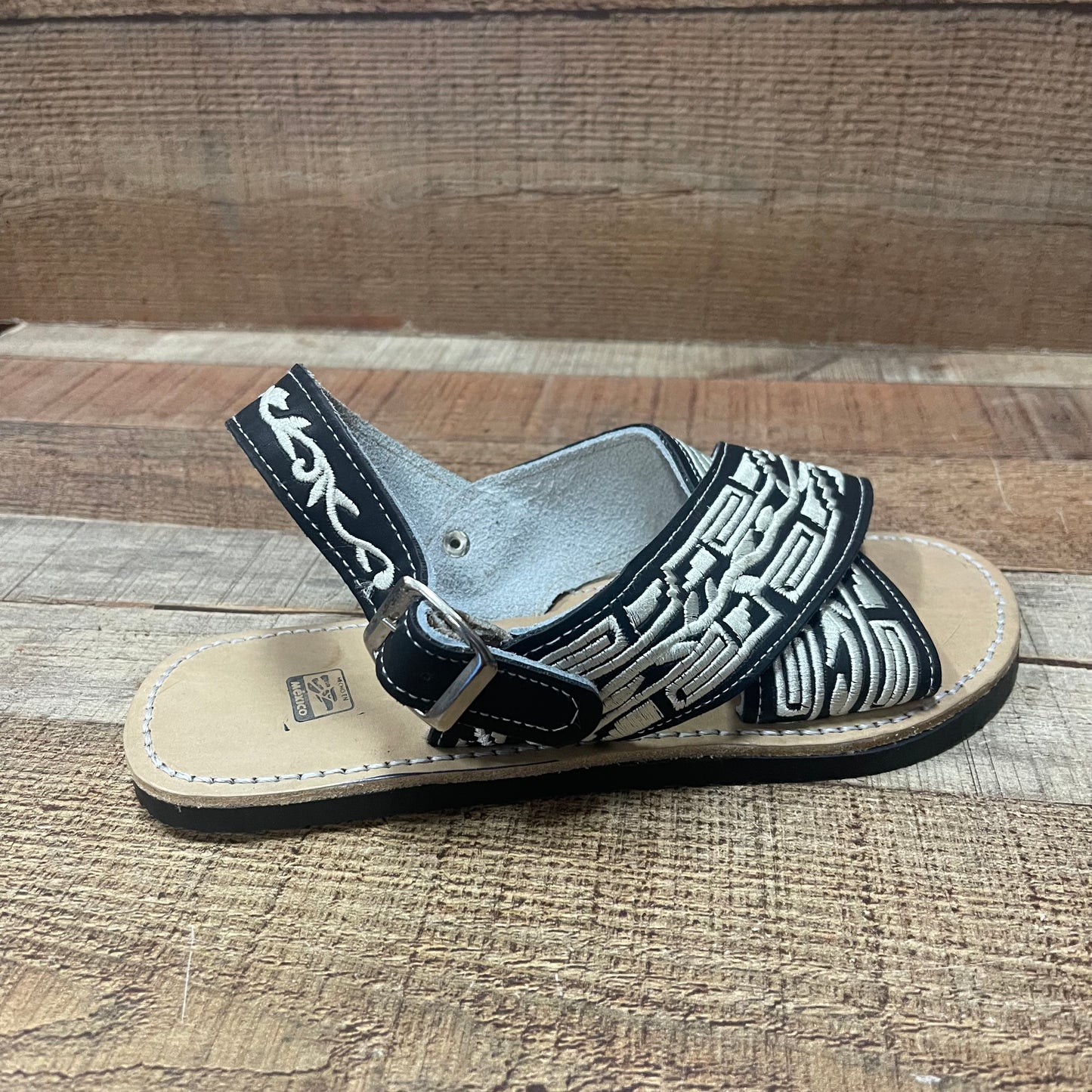 Men’s Mexican Pitiado Sandal Est.003 Huarache Cruzado Bordado