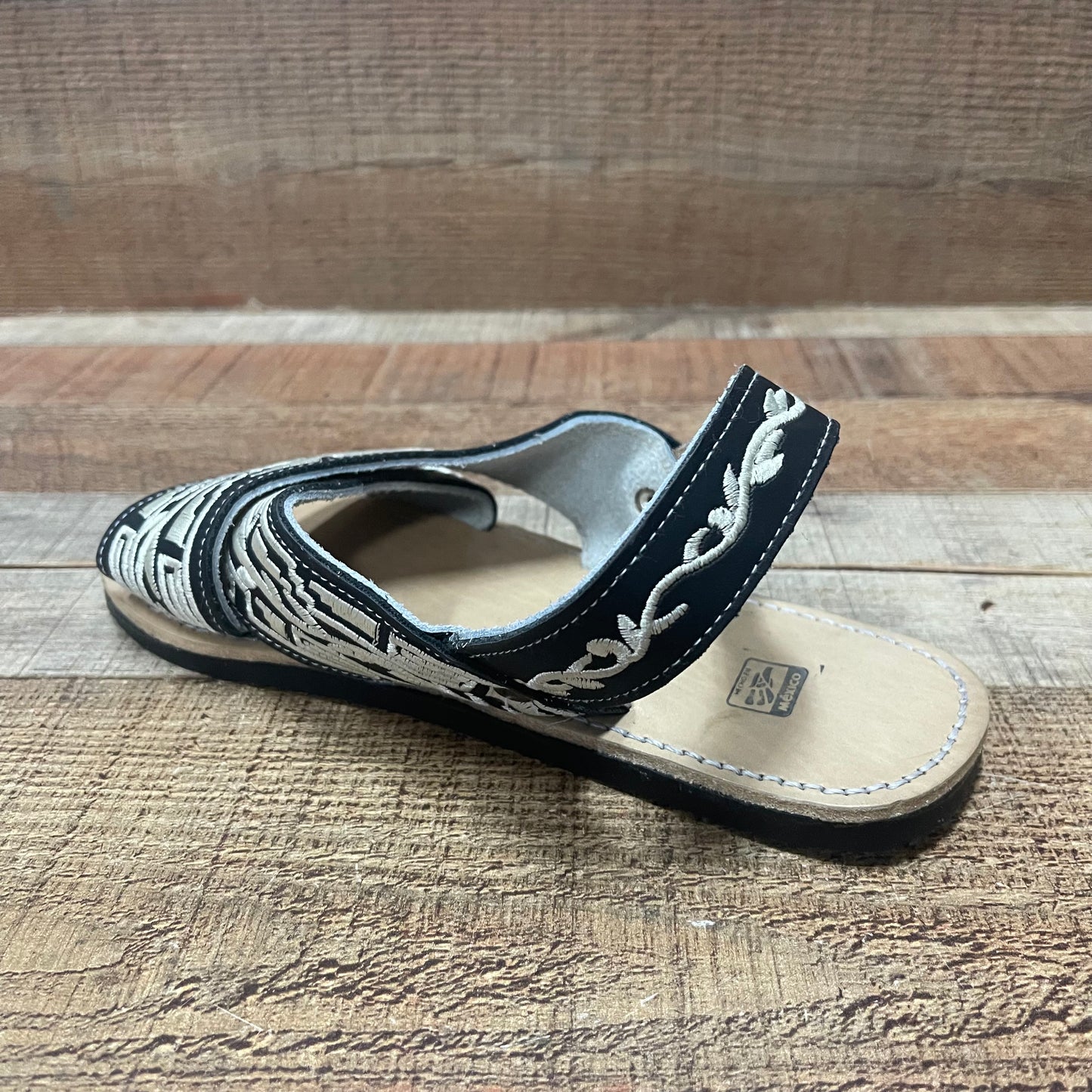 Men’s Mexican Pitiado Sandal Est.003 Huarache Cruzado Bordado