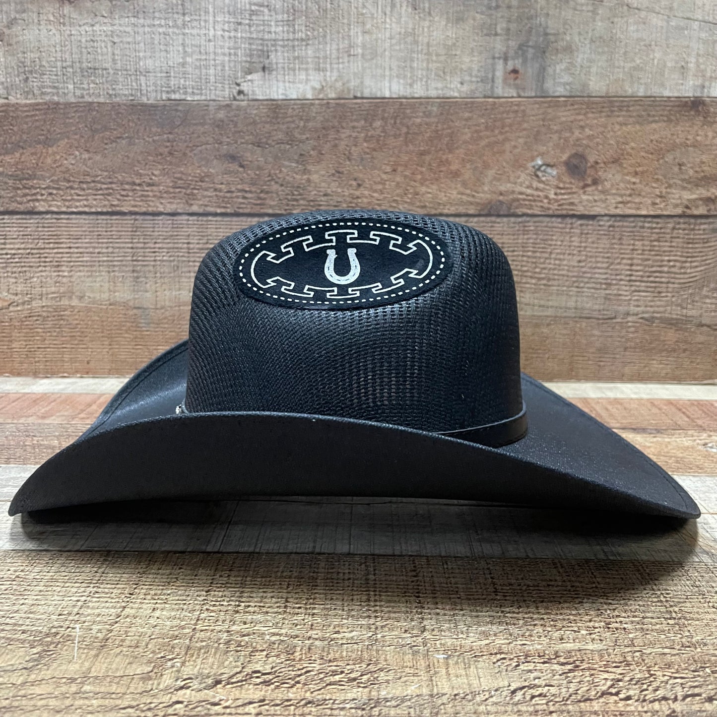 Unisex Wide Brim Black Straw Hat Handmade Sombrero Ahumado Negro Chihuahua