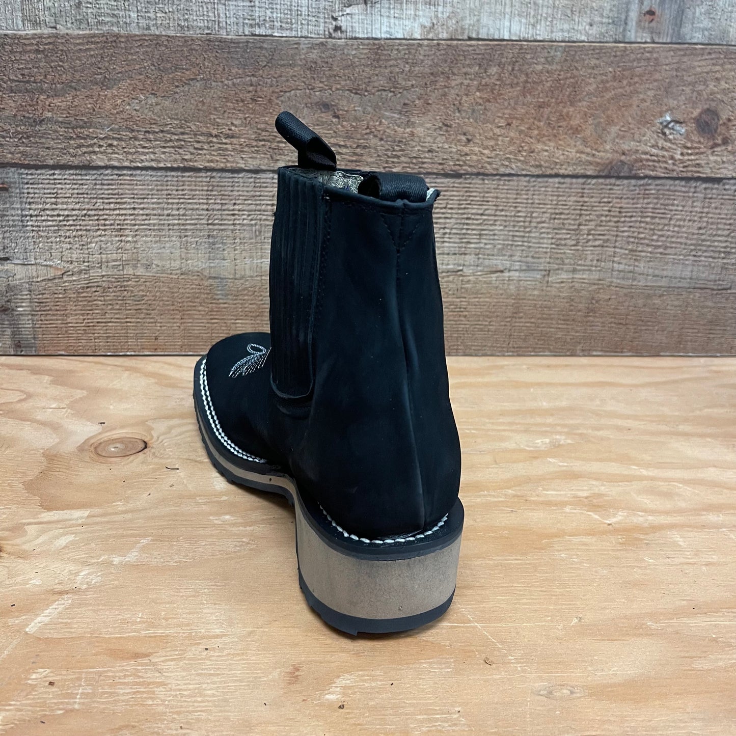 Men's Western Rodeo Ankle Boot Super Resistant California Sole Genuine Cowhide Leather Botín Est.398 Suela California