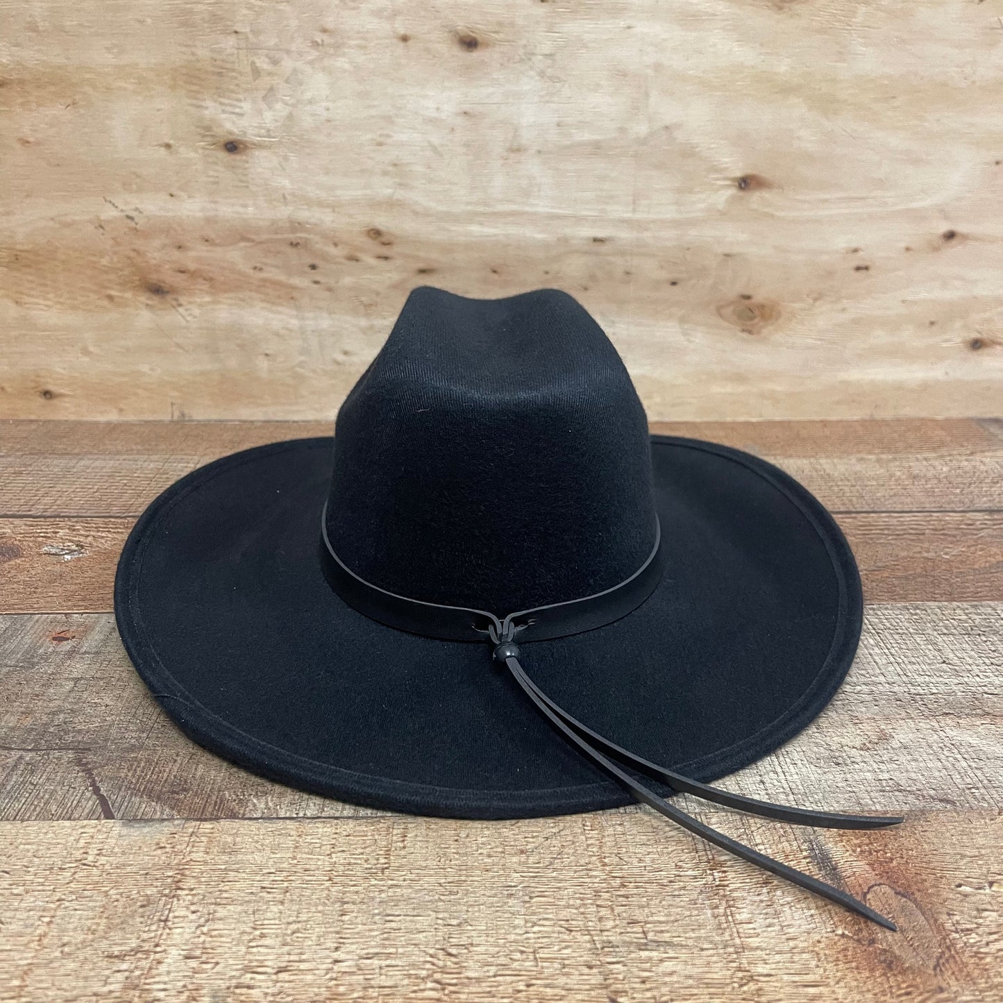 Kid's  Black Western Cowboy Rodeo Hat Flat Shape Texana De Nino Plana Indiana Negra