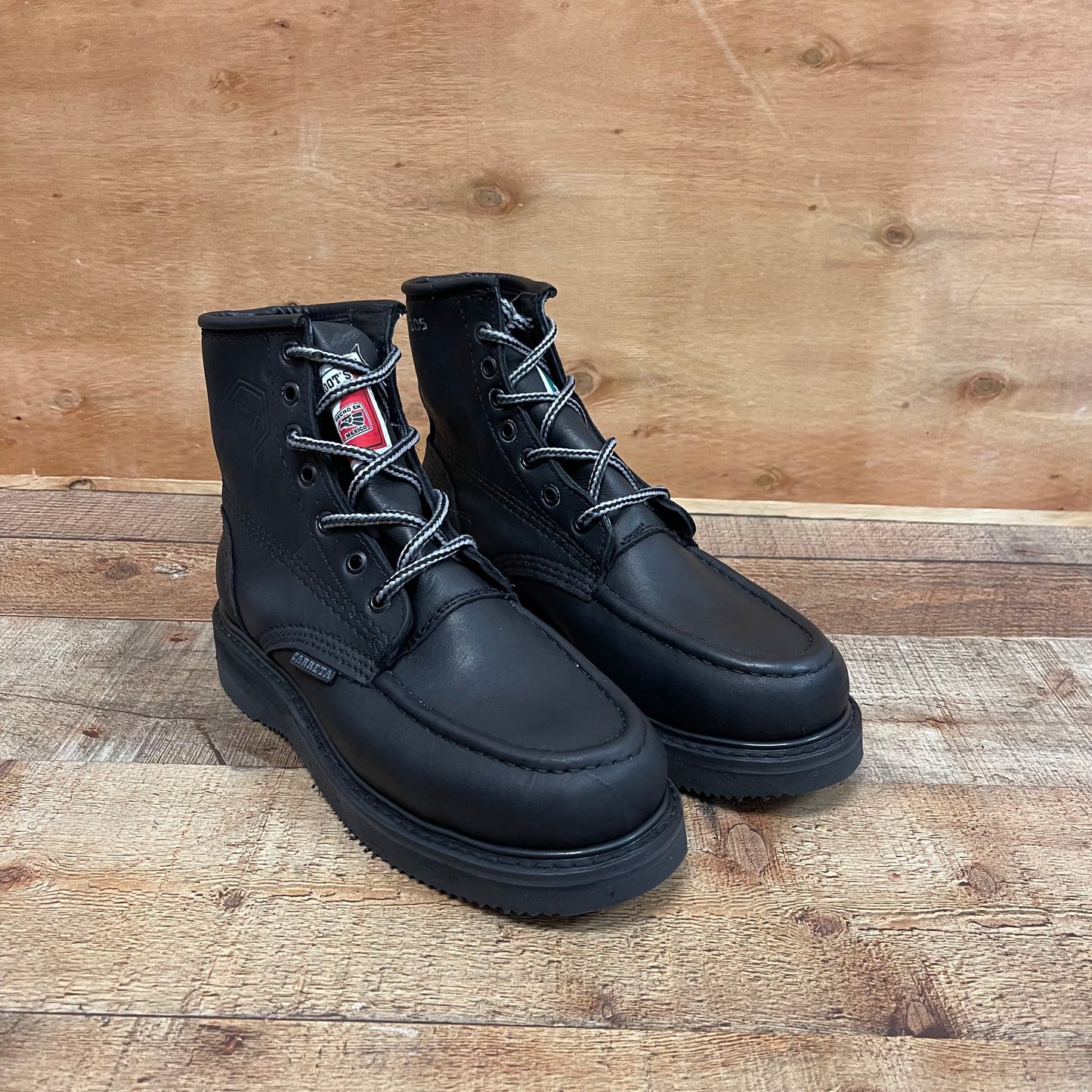 Men's Work Boots Genuine Leather Oil Water Resistant Strong and Light Weight Soles Est.250