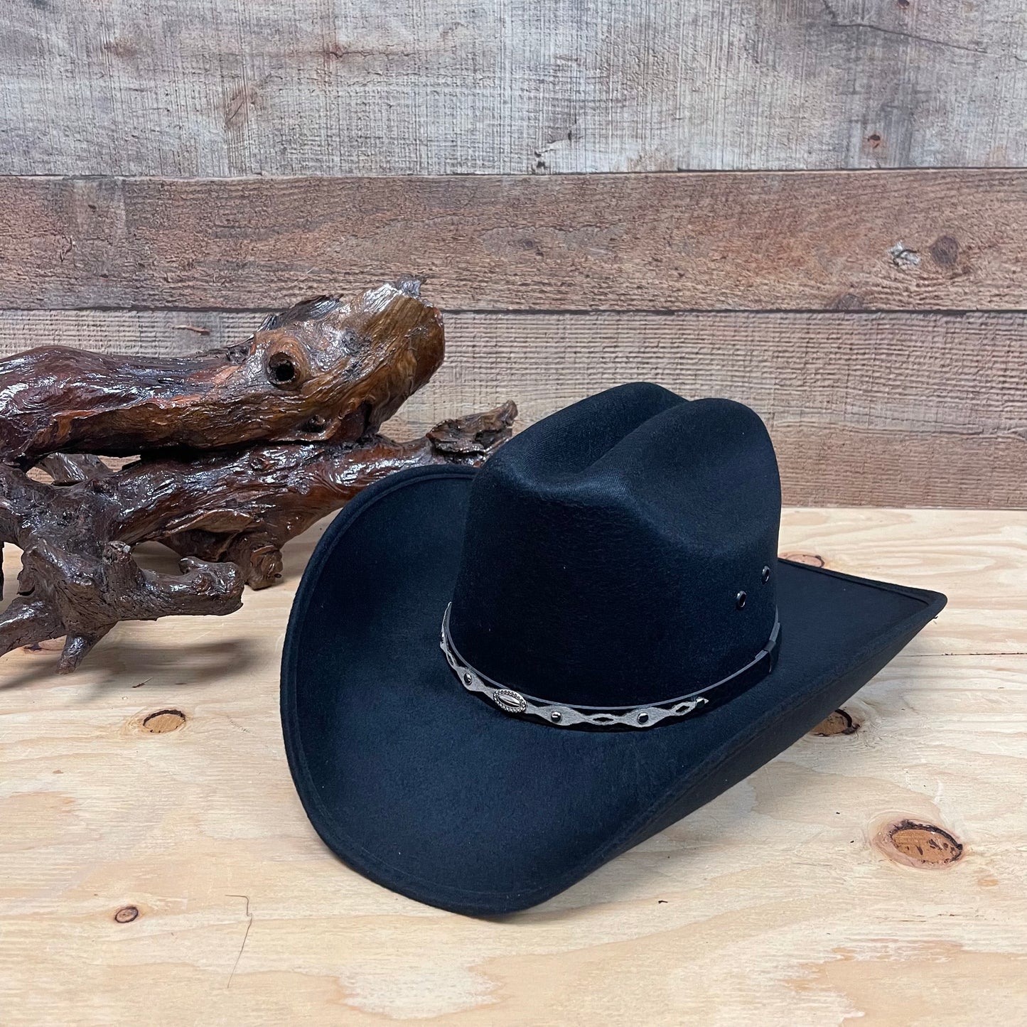 Unisex Faux Felt Western Taco Style Hat Texana Económica Sinaloa