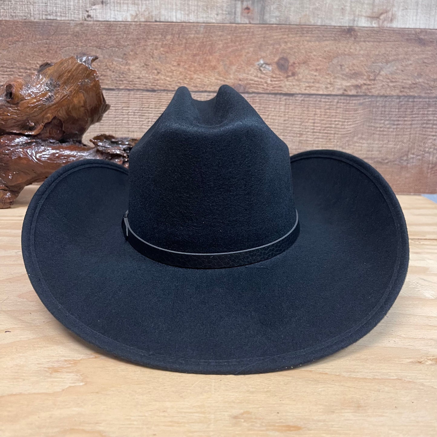 Unisex Faux Felt Western Taco Style Hat Texana Económica Sinaloa