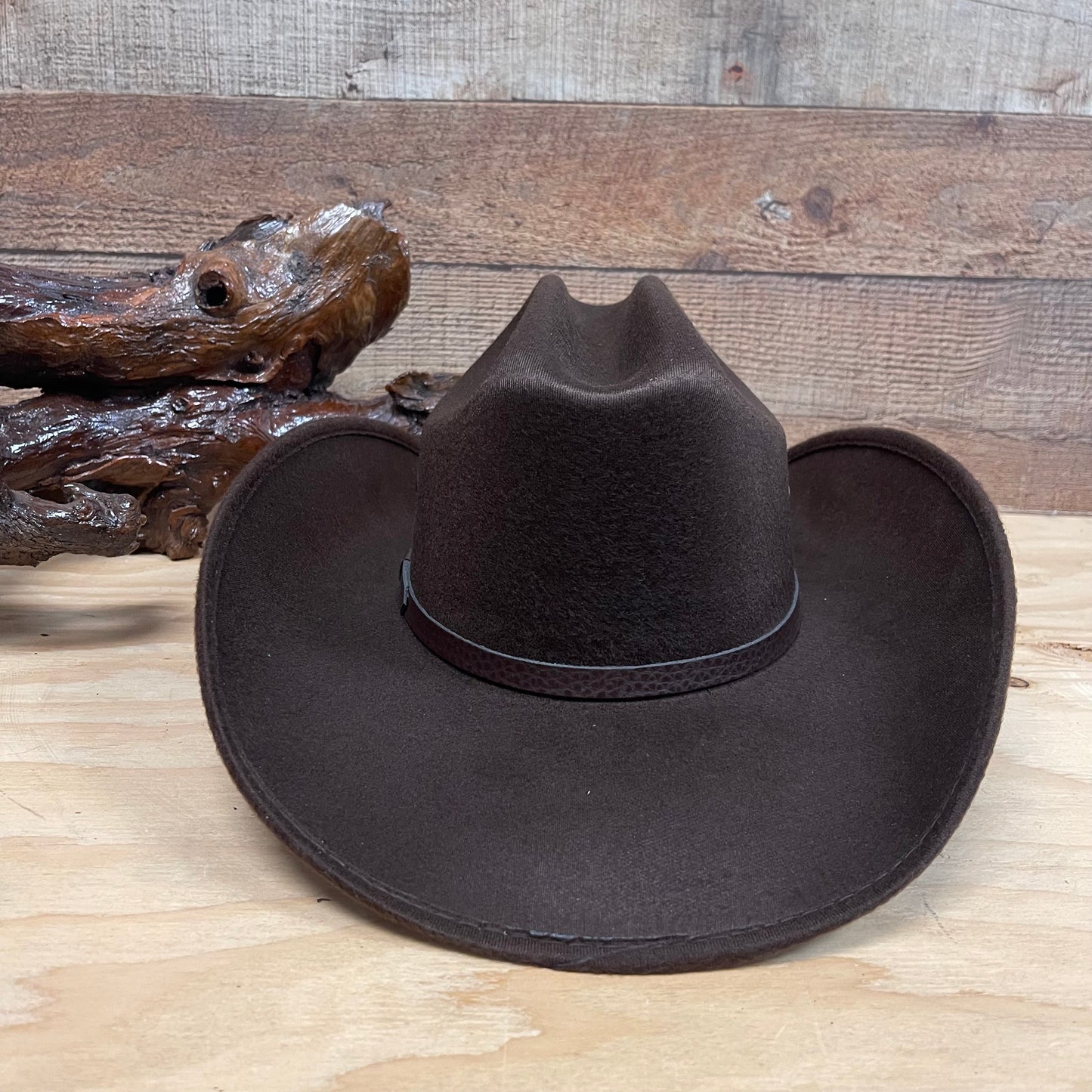 Unisex Faux Felt Western Taco Style Hat Texana Económica Sinaloa