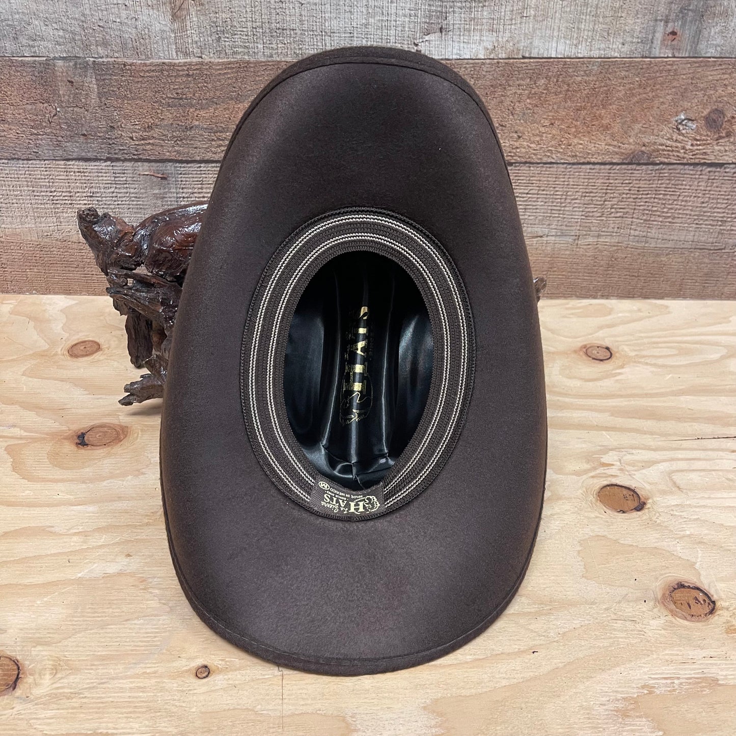 Unisex Faux Felt Western Taco Style Hat Texana Económica Sinaloa