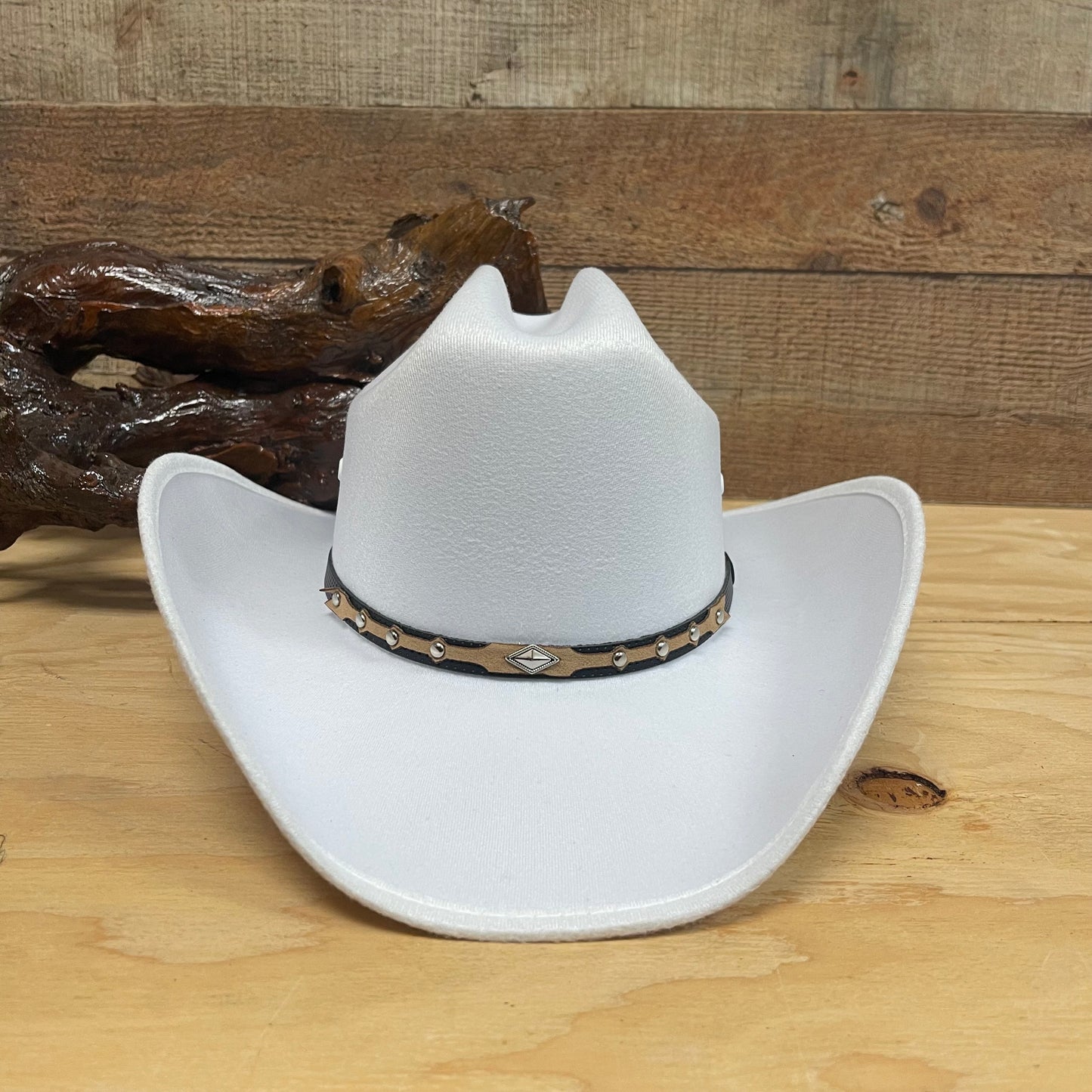 Unisex Faux Felt Western Taco Style Hat Texana Económica Sinaloa