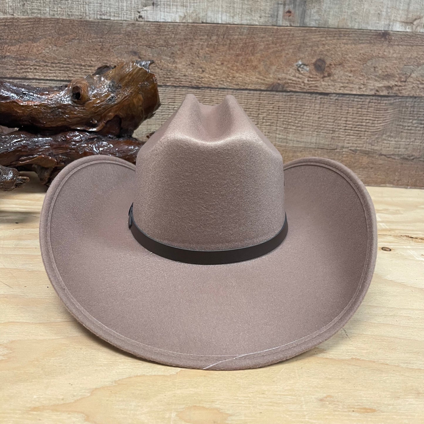 Unisex Faux Felt Western Taco Style Hat Texana Económica Sinaloa