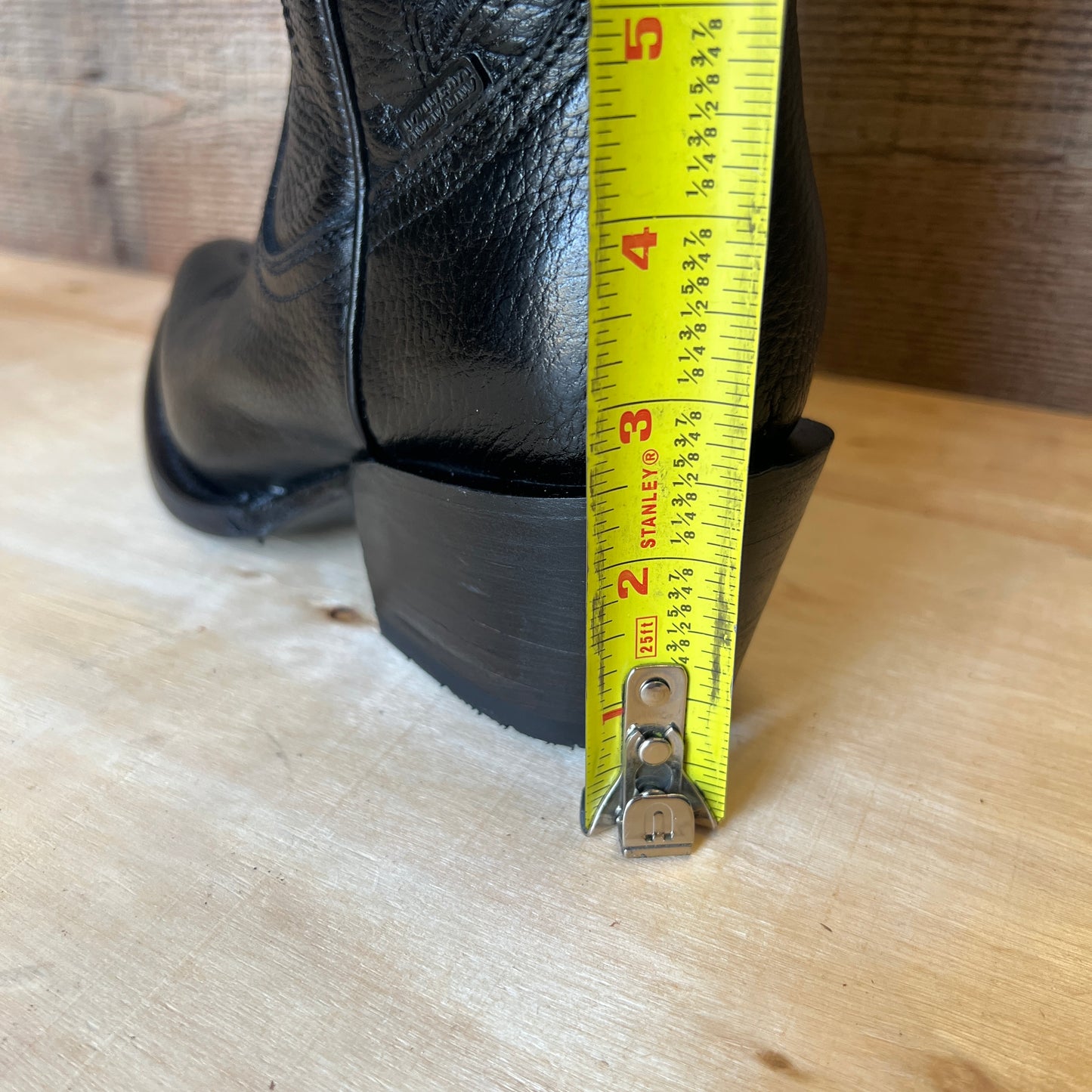 Botas vaqueras de rodeo para mujer, botas de cuero genuino con punta recortada, aprox. 404