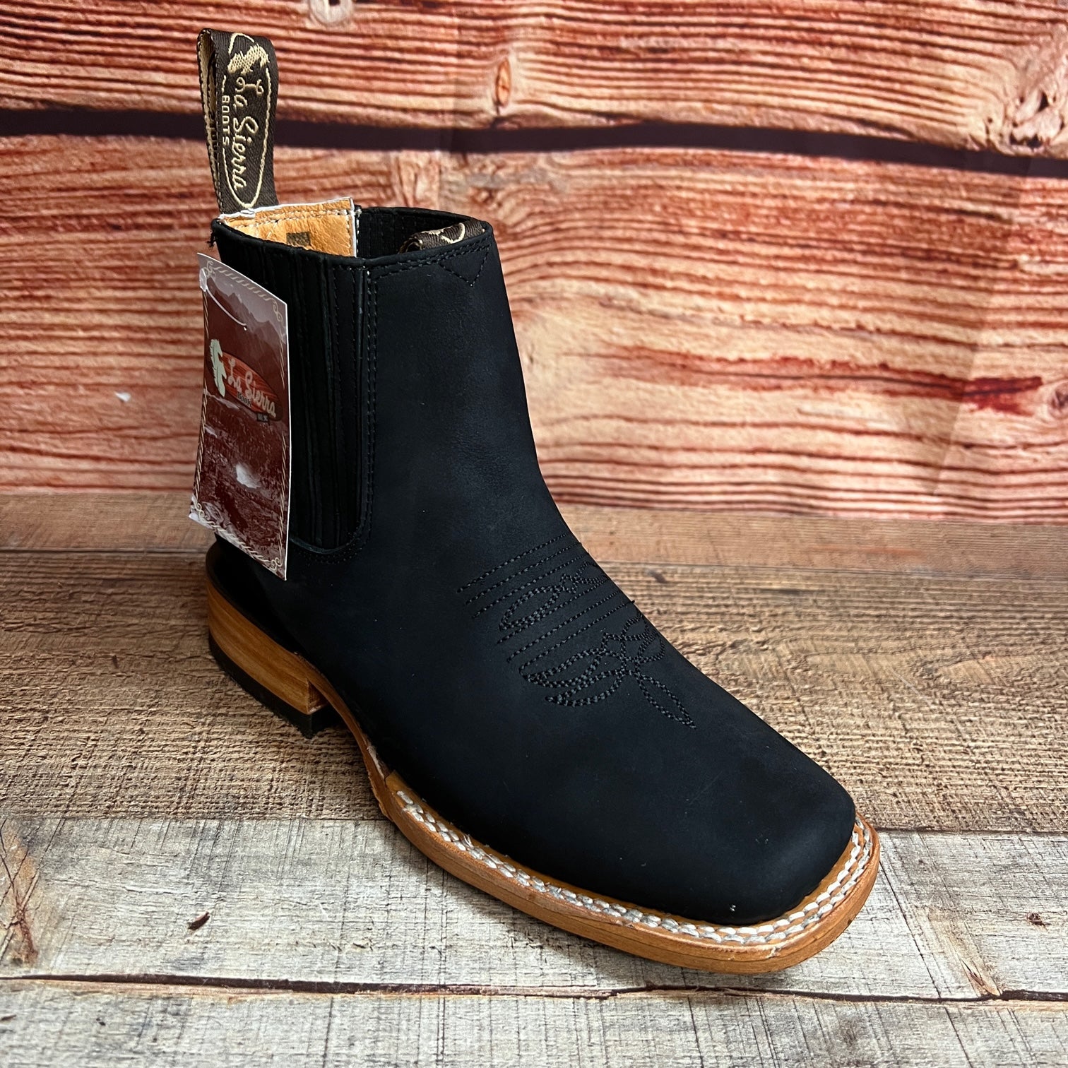 Punta Cuadrada Vaqueros Con Botines Punta Cuadrada Botines