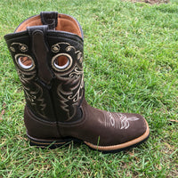 Woman's Western Cowgirl Rodeo Boots Oleobuck Rubber Sole Est.700 Rodeo Dama